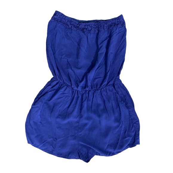 Charlotte Russe Medium Navy Blue Romper - Picture 1 of 4